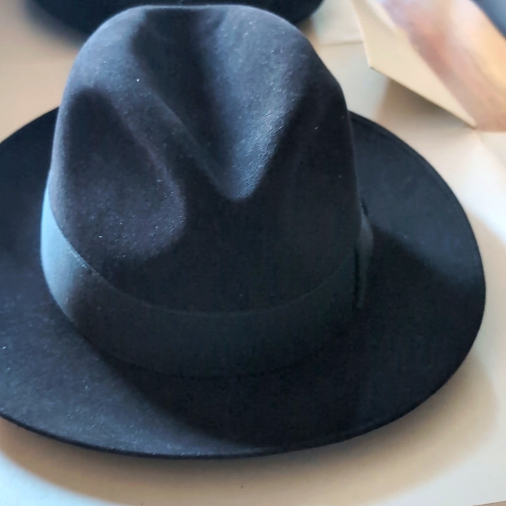 Mayser Black Fedora Hat